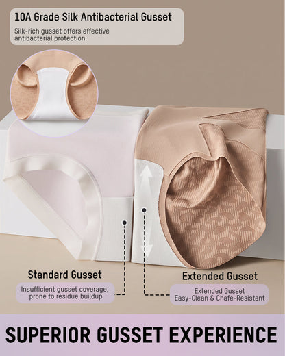 5-Pack High-Waisted Cross-Compression Shaping Briefs