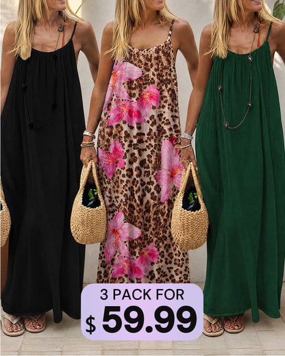 Backless Cami Dress Multipack