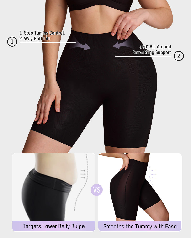 Cooling High-Waist Sculpting Shapewear Shorts