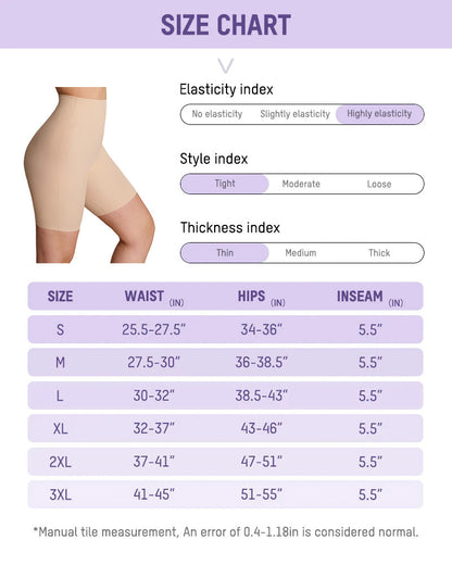 Cooling High-Waist Sculpting Shapewear Shorts
