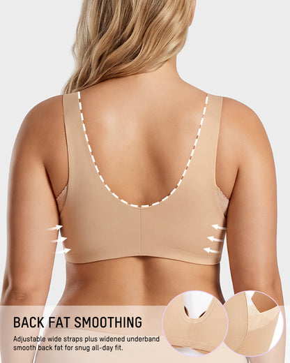 Front-Closure Adjustable Lift Bra