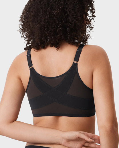 Front Closure Mesh Support Bra Multipack