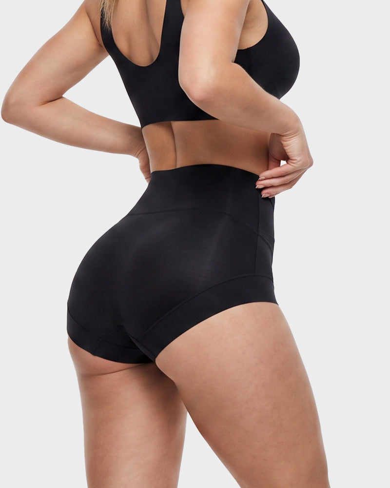High-Waisted Double-Layer Tummy-Control Briefs(6 pack)