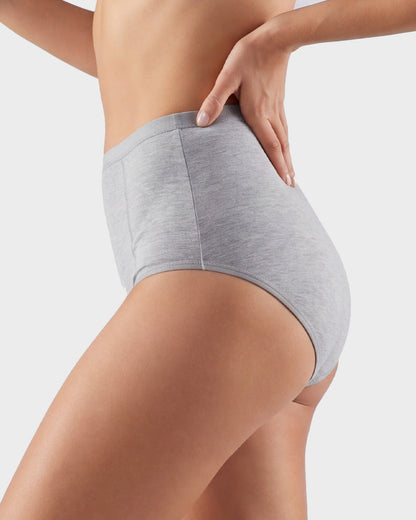 High Waist Tummy Control Cotton Briefs Multipack
