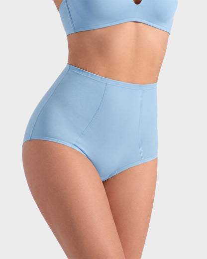High Waist Tummy Control Cotton Briefs Multipack