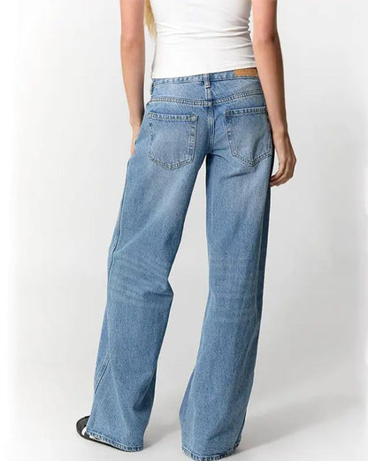 Low-Rise Baggy Straight-Leg Jeans