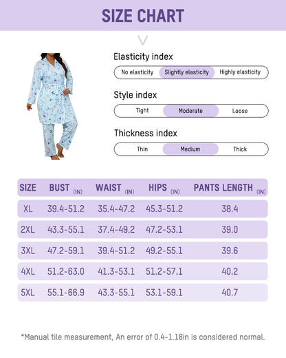 Soft & Silky 3-Piece Floral Pajama Set