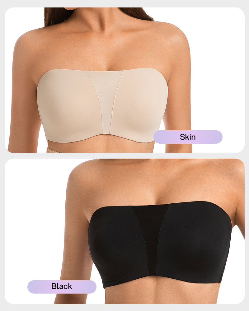 Strapless Anti-Slip Full Coverage Bandeau Bra