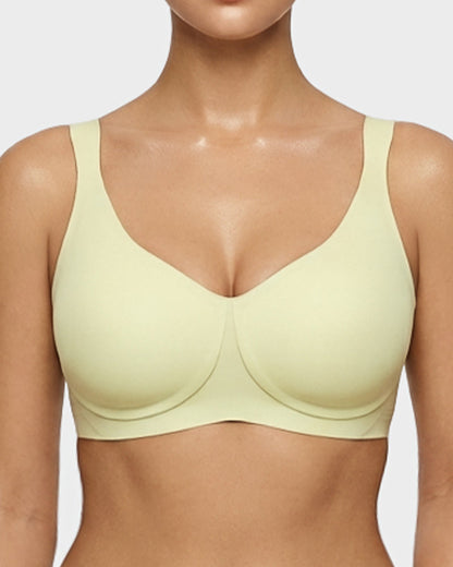 Teardrop Full-Coverage Wireless Minimizer Bra