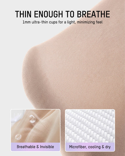 Ultra-Thin Convertible Strapless Minimizer Bra