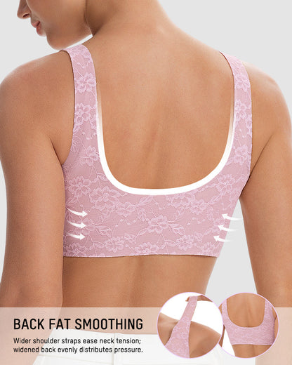 Wireless Lace Full Coverage Minimizing Bra
