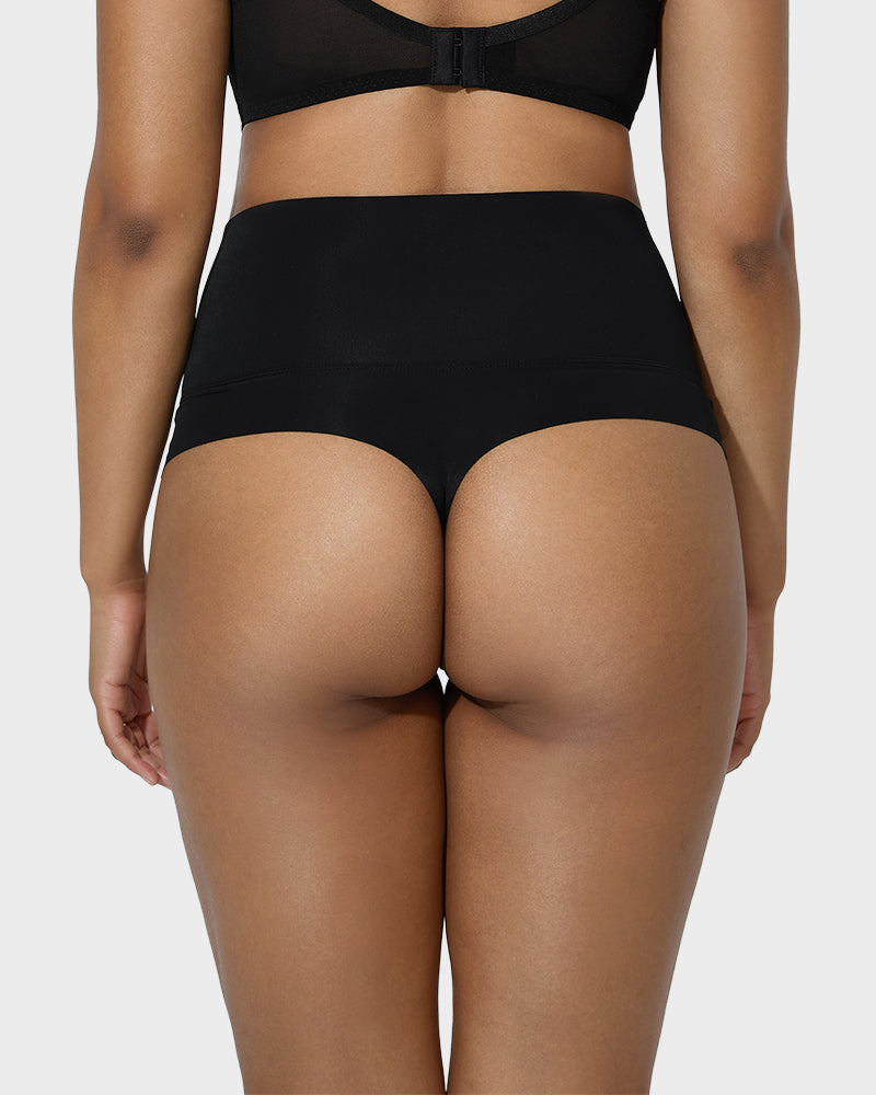 High-Rise Seamless Thong Panty(3 Pack)